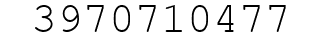 Number 3970710477.