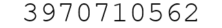 Number 3970710562.