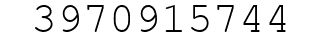Number 3970915744.