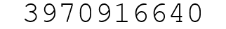 Number 3970916640.