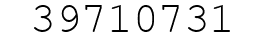 Number 39710731.