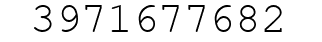 Number 3971677682.