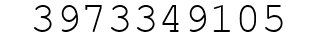 Number 3973349105.