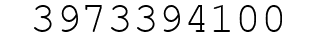 Number 3973394100.