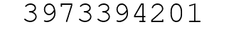 Number 3973394201.