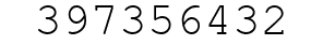 Number 397356432.