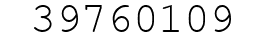 Number 39760109.