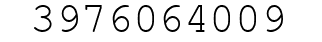 Number 3976064009.