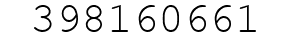 Number 398160661.