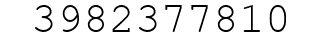 Number 3982377810.