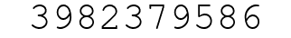 Number 3982379586.