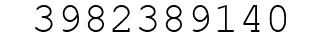 Number 3982389140.