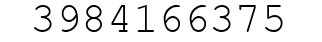 Number 3984166375.