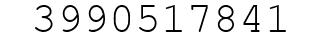 Number 3990517841.