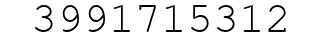 Number 3991715312.