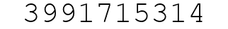 Number 3991715314.