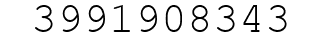 Number 3991908343.
