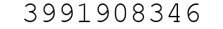 Number 3991908346.