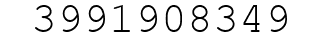 Number 3991908349.