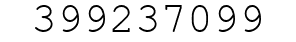Number 399237099.