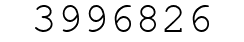 Number 3996826.
