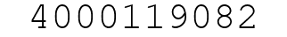 Number 4000119082.
