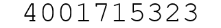 Number 4001715323.