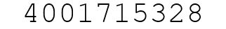 Number 4001715328.