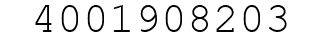 Number 4001908203.