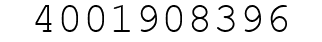 Number 4001908396.
