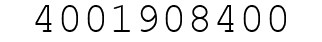 Number 4001908400.