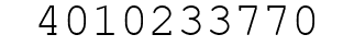 Number 4010233770.