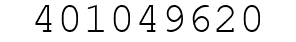Number 401049620.