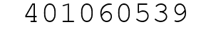 Number 401060539.
