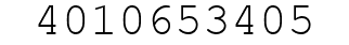 Number 4010653405.