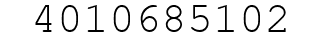 Number 4010685102.