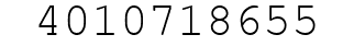 Number 4010718655.