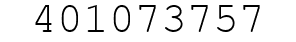 Number 401073757.