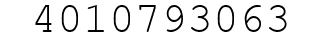 Number 4010793063.