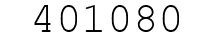 Number 401080.