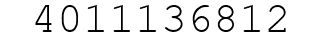 Number 4011136812.