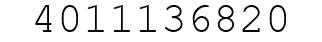 Number 4011136820.