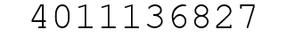 Number 4011136827.