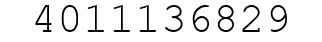 Number 4011136829.