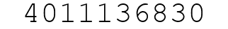 Number 4011136830.