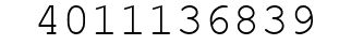 Number 4011136839.