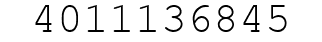 Number 4011136845.