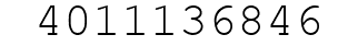 Number 4011136846.