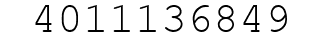 Number 4011136849.