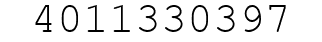 Number 4011330397.